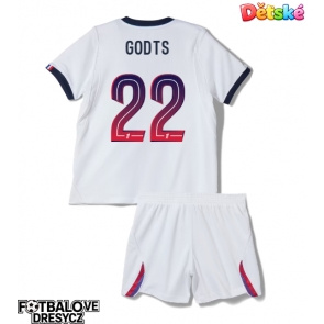 Paris Saint-Germain Mika Godts #22 Dětské Venkovní dres komplet 2026-27 Krátký Rukáv (+ trenýrky)